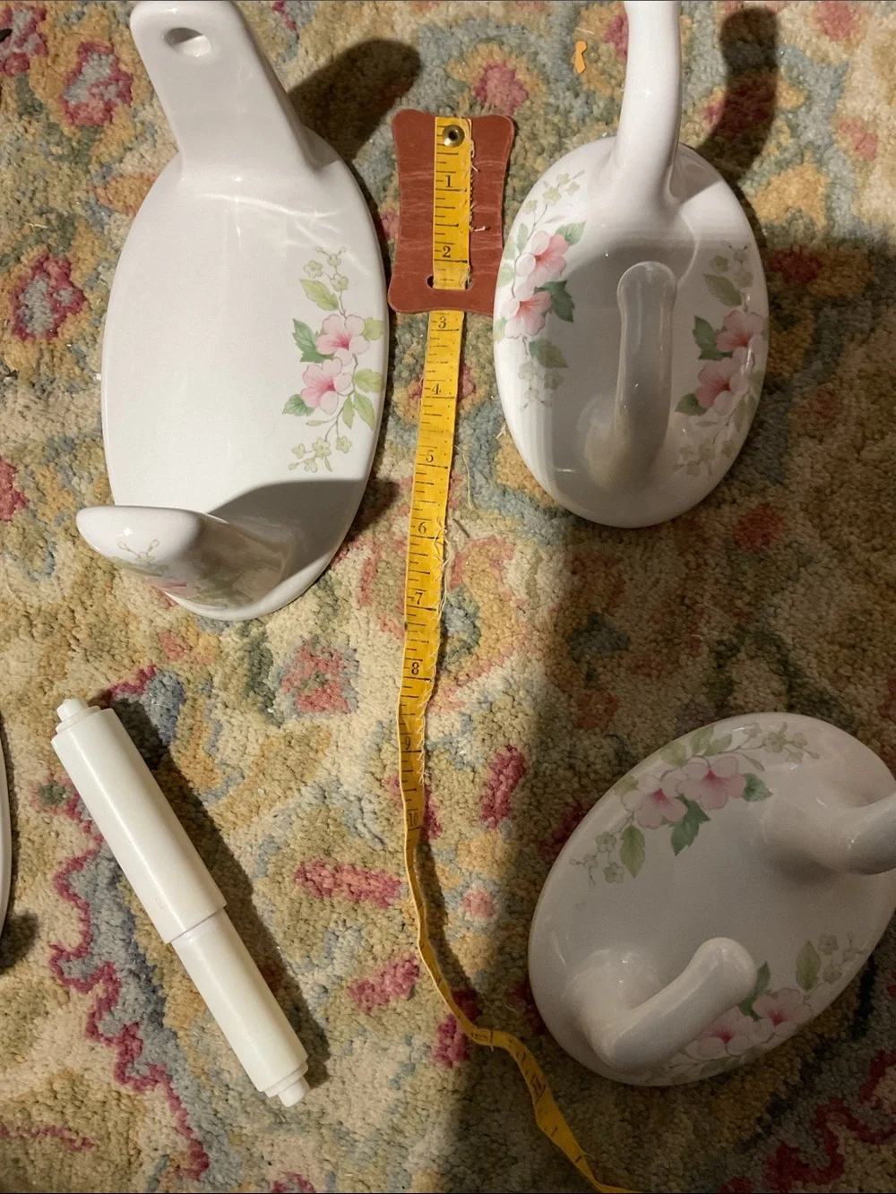 Lenape Toilet Paper Holder and Towel Hooks